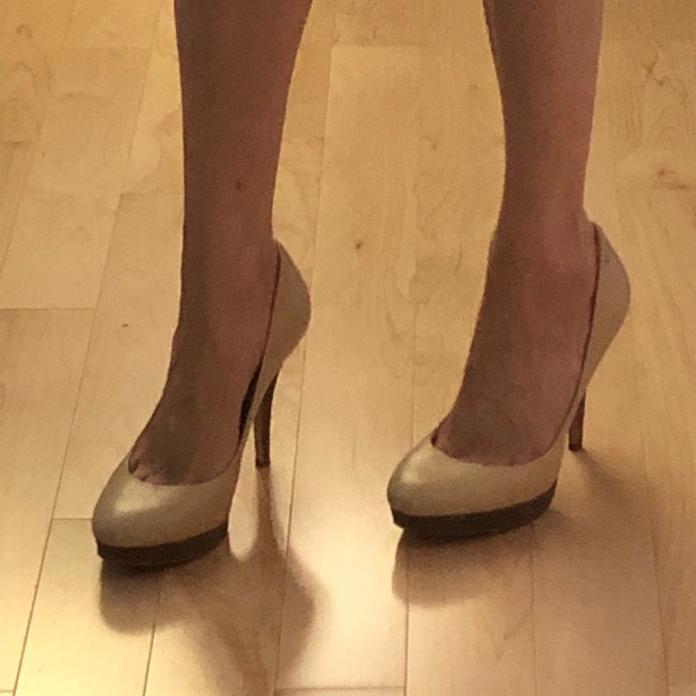 Coach Leather platform heels / pumps